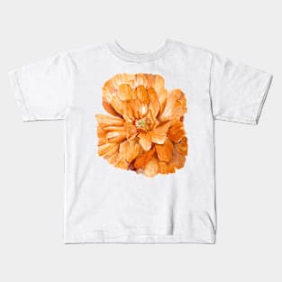 Orange Poppy Kids T-Shirt